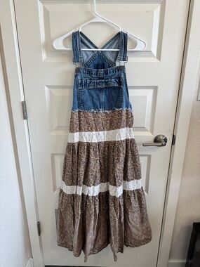 Overall Patchwork Maxi Women’s Dress